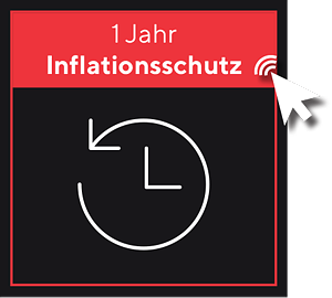 1 Jahr Inflationsschutz
